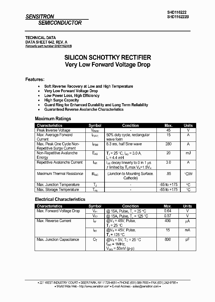 SHD116222B_633605.PDF Datasheet