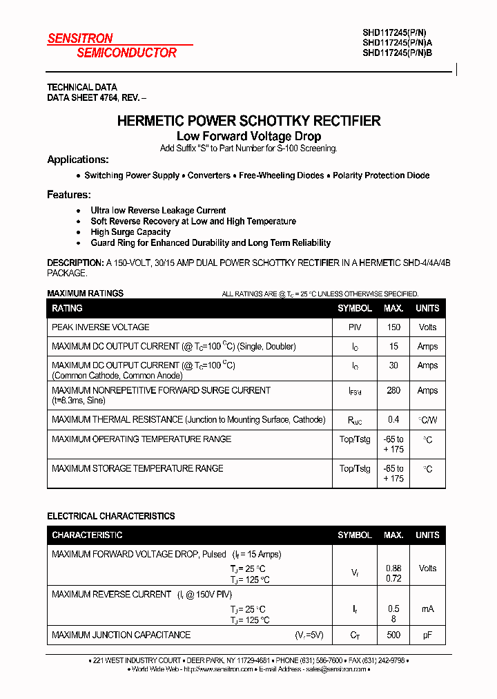 SHD117245P_636837.PDF Datasheet