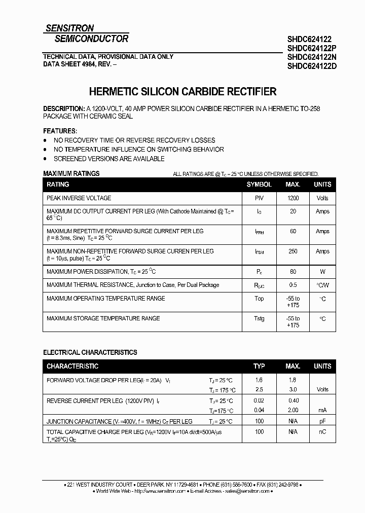 SHDC624122_654739.PDF Datasheet