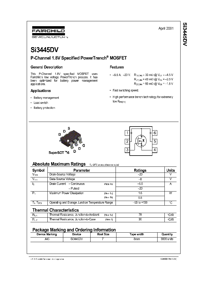 SI3445DV_560654.PDF Datasheet