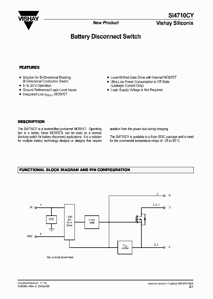 SI4710CY_790571.PDF Datasheet