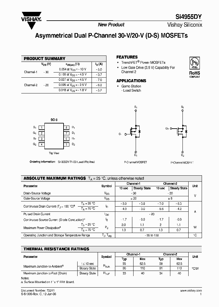 SI4955DY-T1-E3_734878.PDF Datasheet