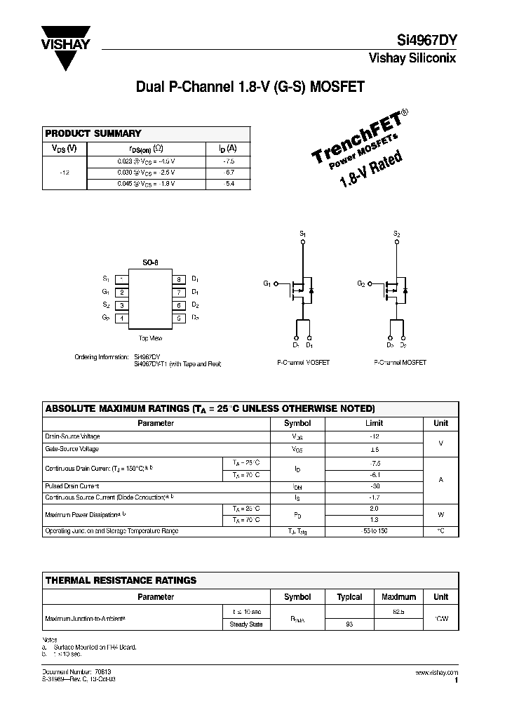 SI4967DY_150684.PDF Datasheet