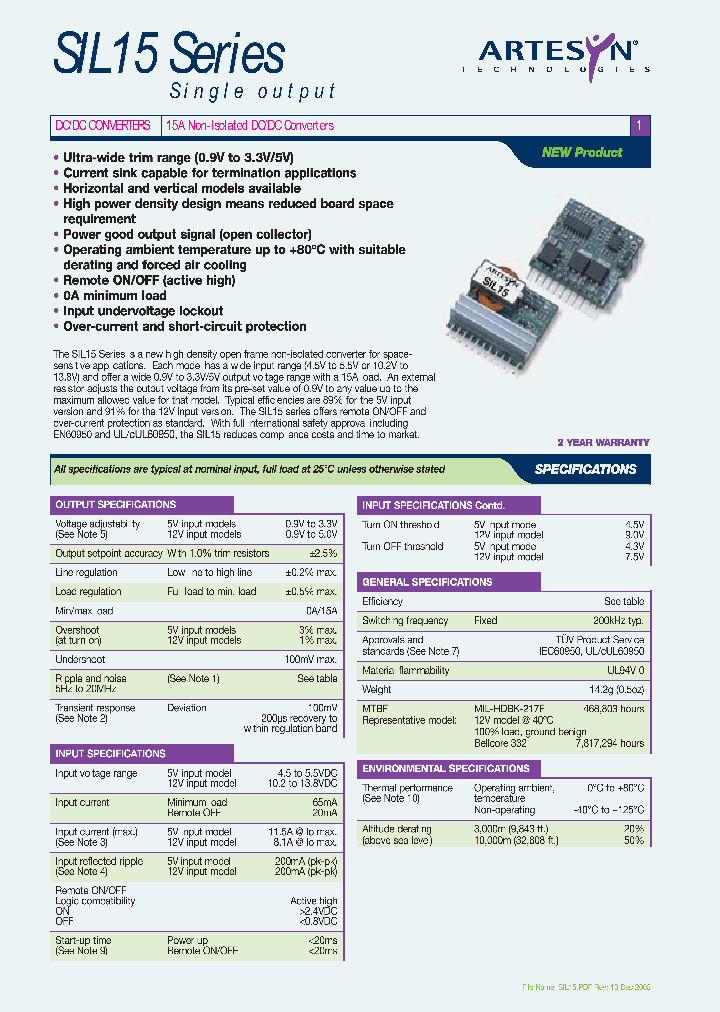 SIL15_423328.PDF Datasheet