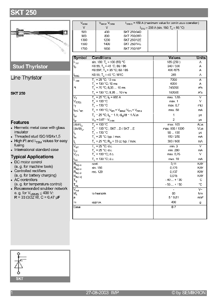 SKT250_621904.PDF Datasheet