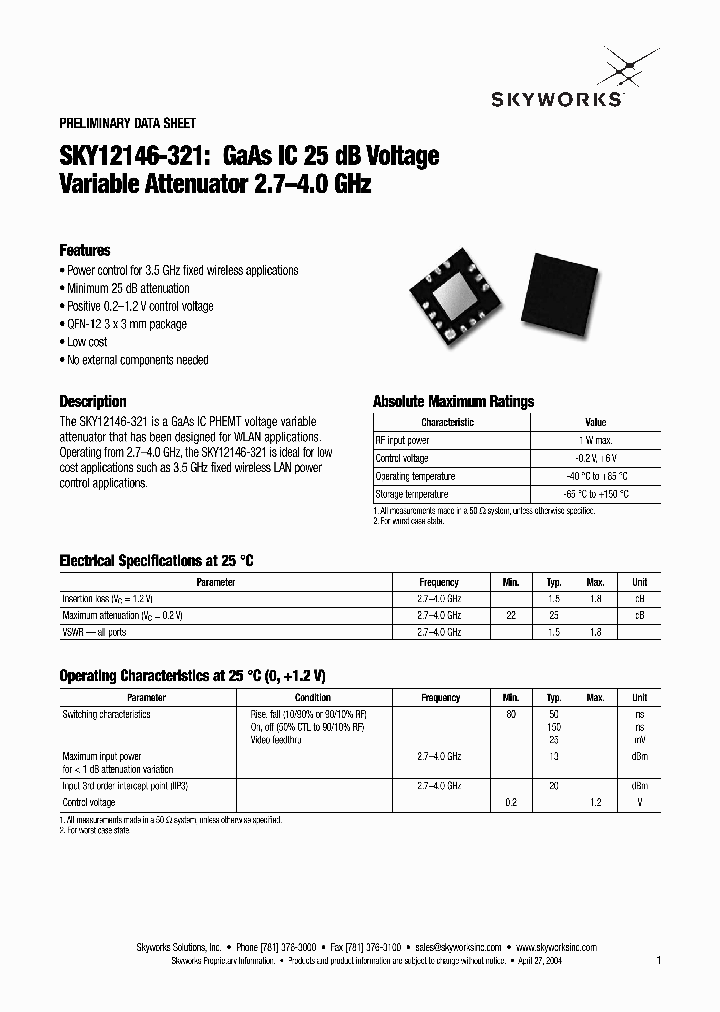 SKY12146-321_657455.PDF Datasheet