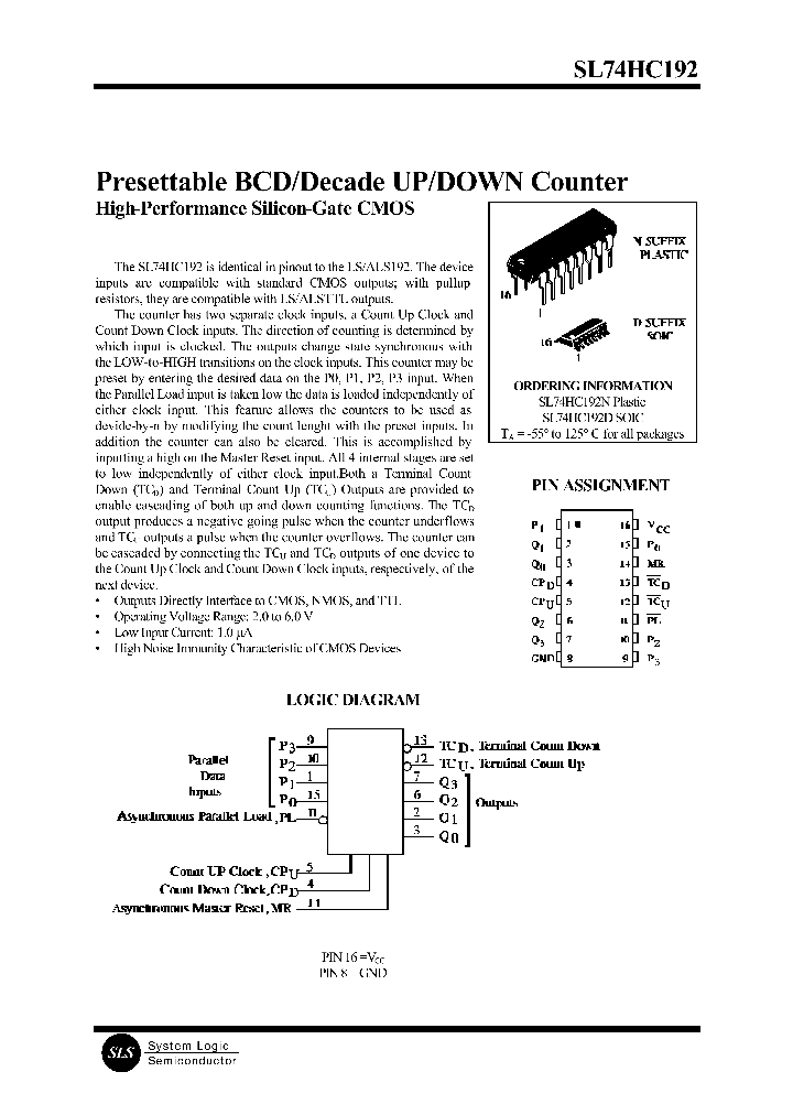 SL74HC192N_765778.PDF Datasheet