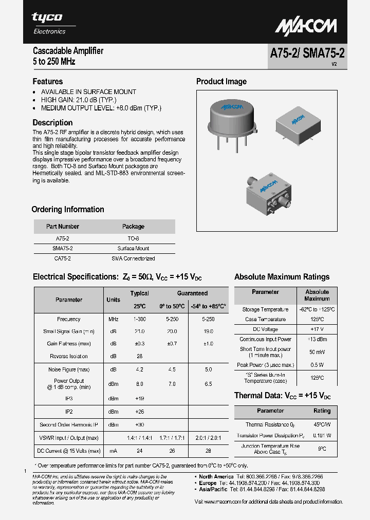 SMA75-2_614963.PDF Datasheet