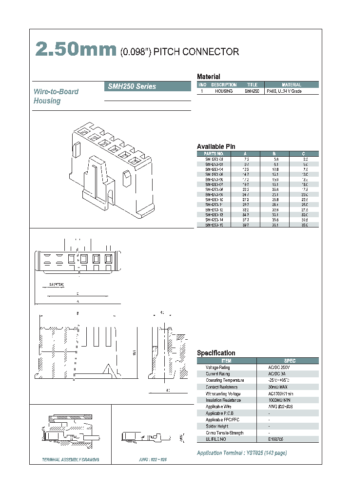 SMH250_648771.PDF Datasheet