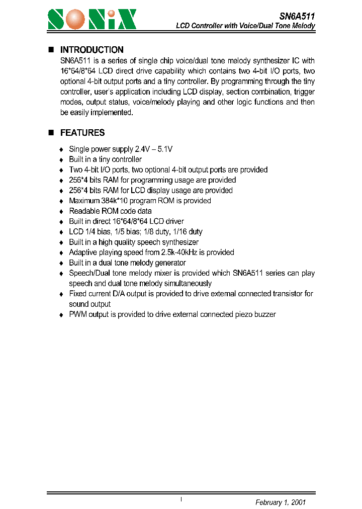 SN6A511_751663.PDF Datasheet