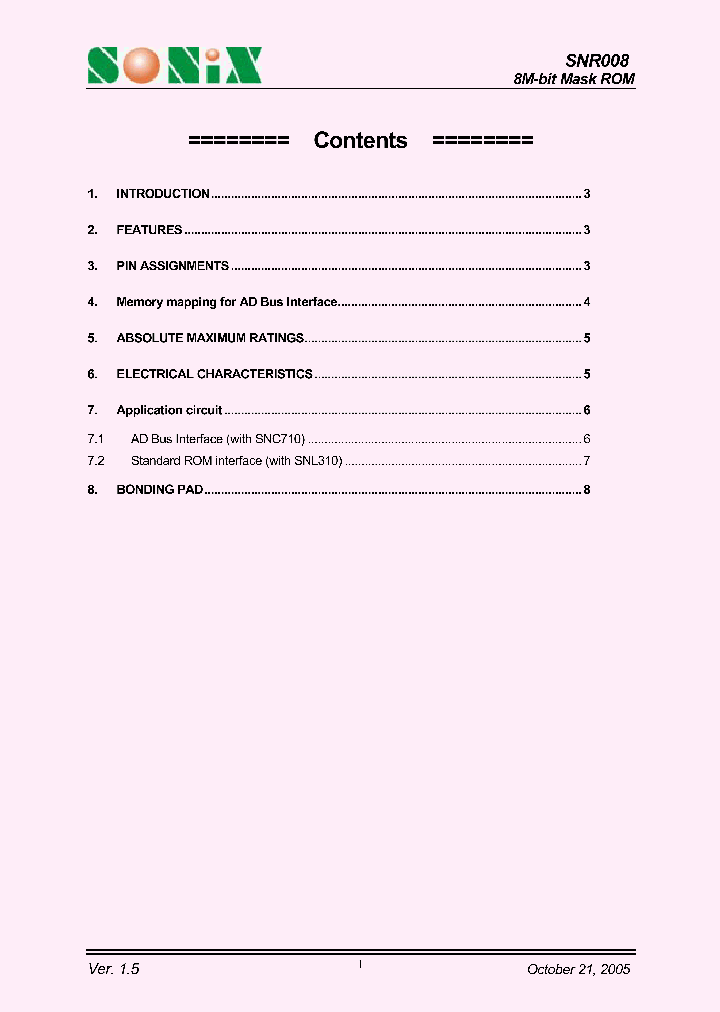 SNR00805_755557.PDF Datasheet
