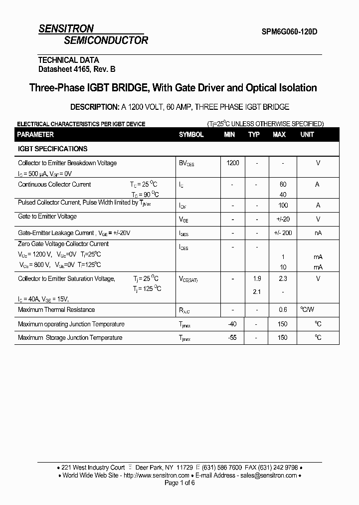 SPM6G060-120D_655814.PDF Datasheet