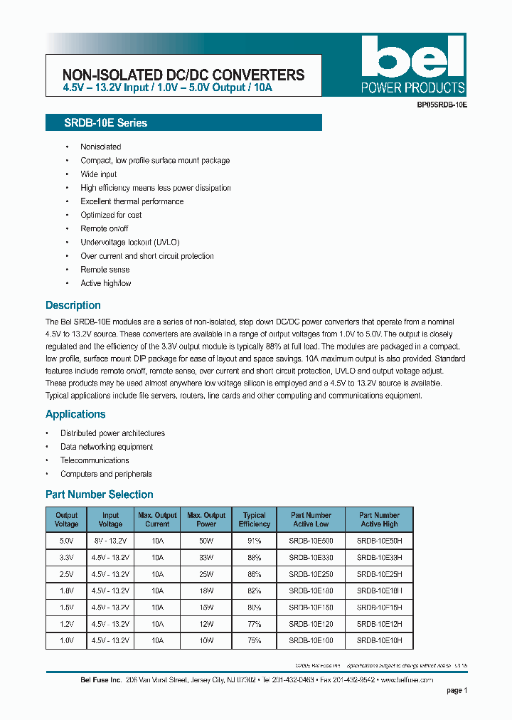 SRDB-10E18H_678473.PDF Datasheet