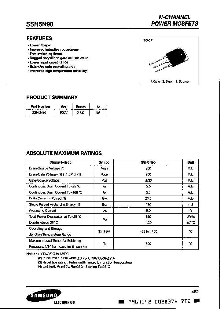 SSH5N90_581146.PDF Datasheet