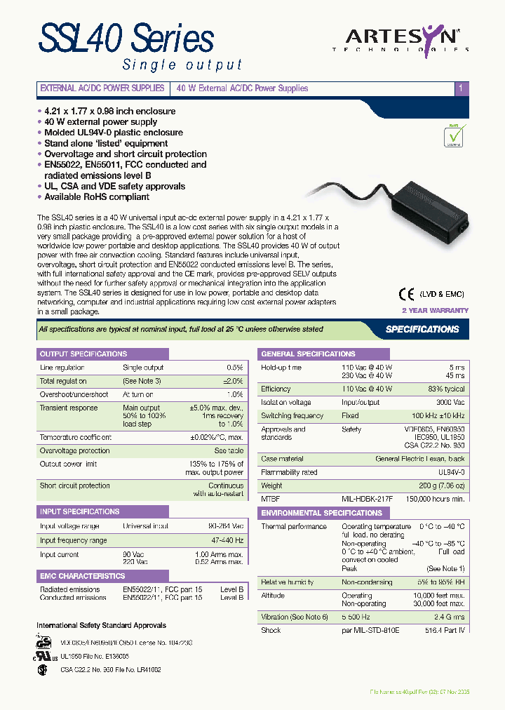 SSL40-7618J_674671.PDF Datasheet