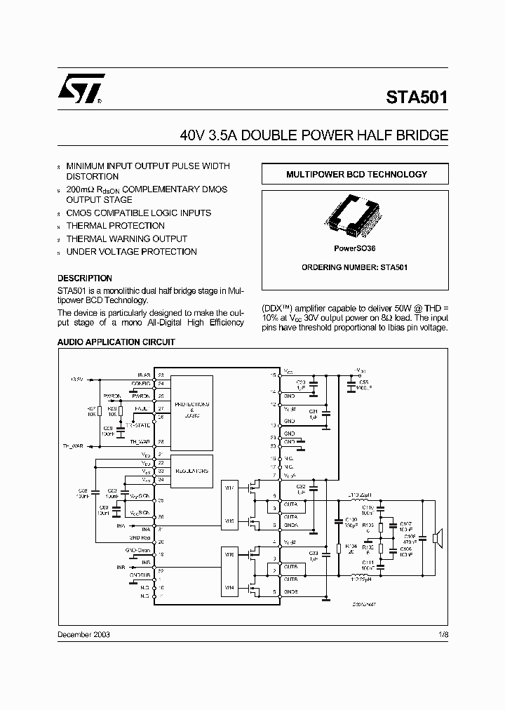 STA501_713809.PDF Datasheet