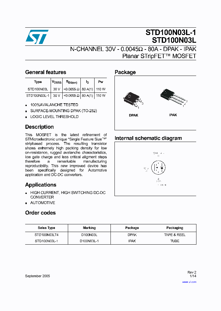STD100N03L-1_654336.PDF Datasheet