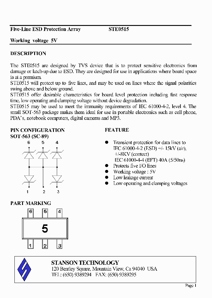 STE0515D52RG_612278.PDF Datasheet