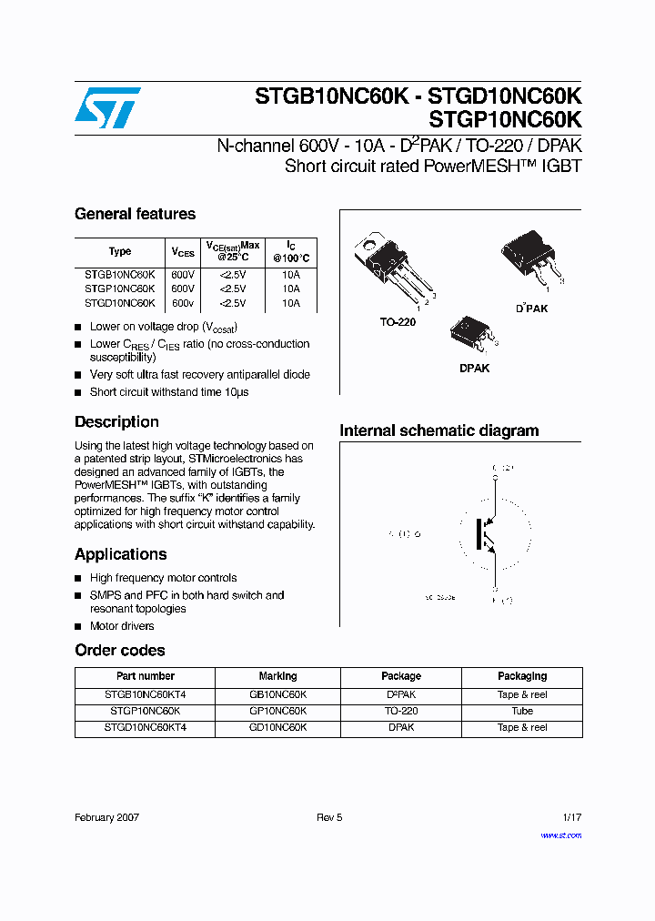 STGB10NC60KT4_739345.PDF Datasheet