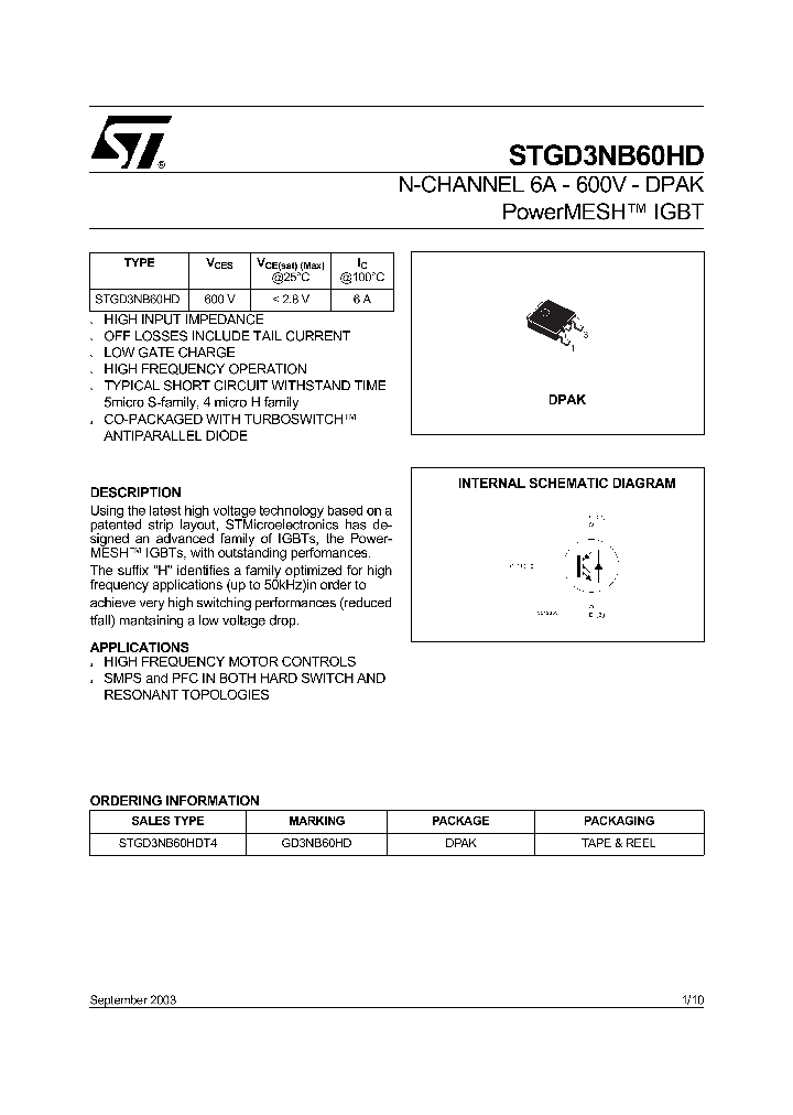 STGD3NB60HDT4_739388.PDF Datasheet