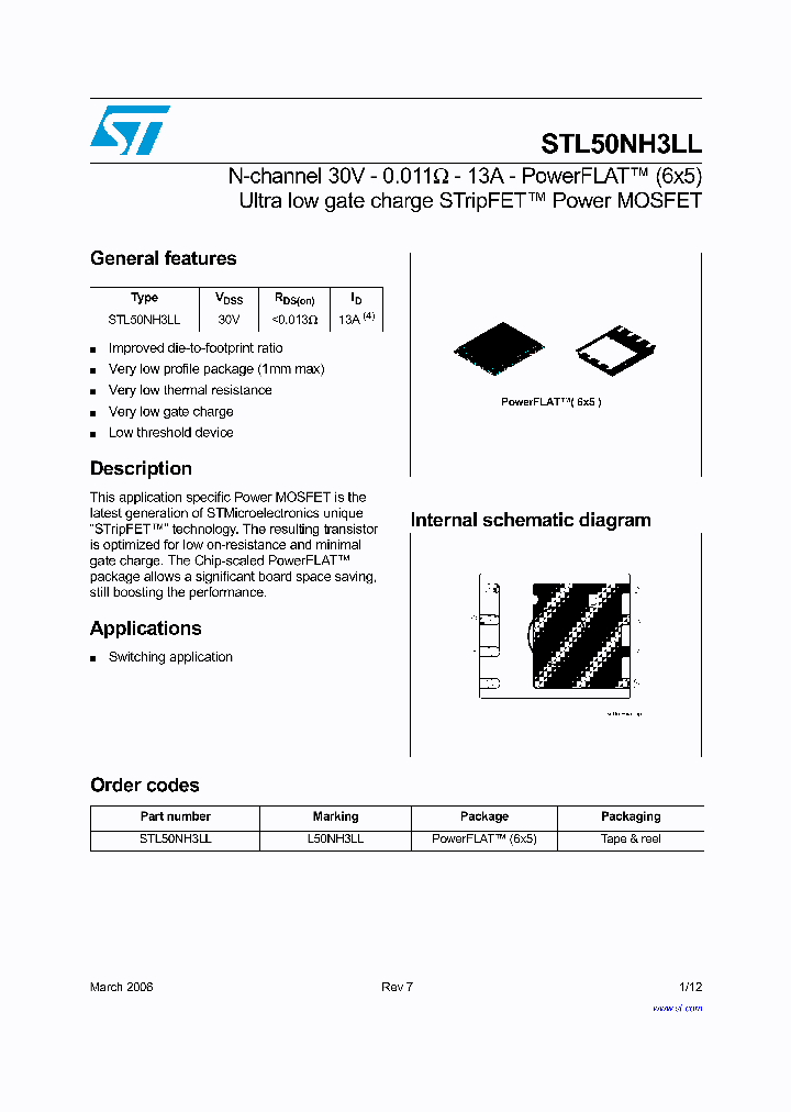 STL50NH3LL_621883.PDF Datasheet