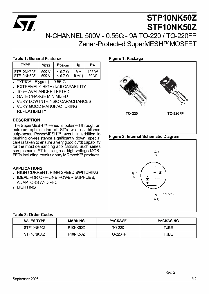 STP10NK50Z_657521.PDF Datasheet
