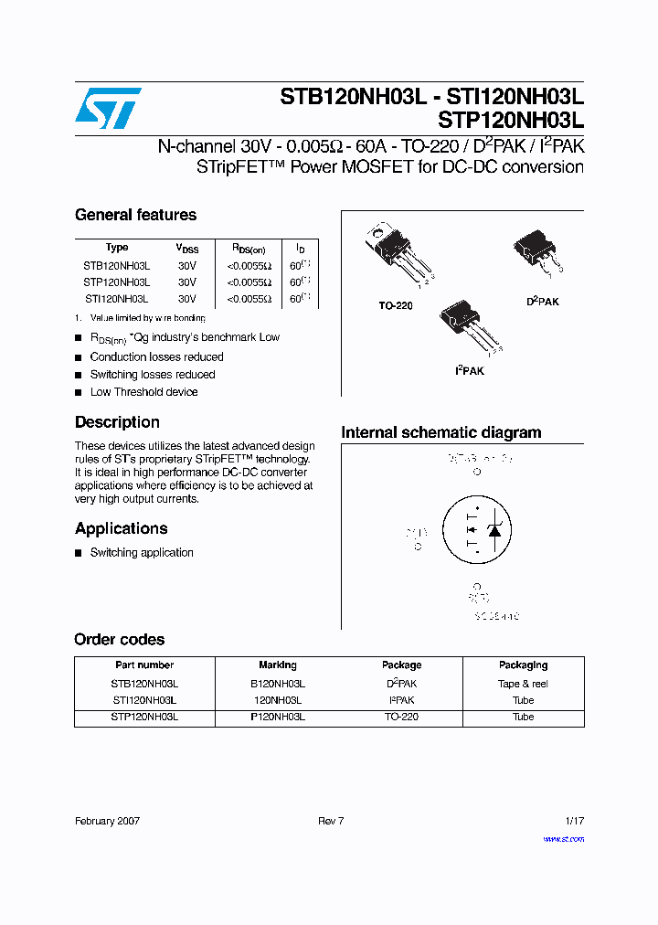 STP120NH03L_740733.PDF Datasheet