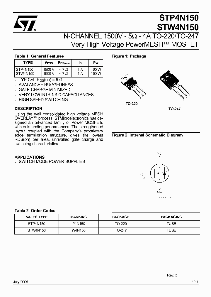 STP4N150_805619.PDF Datasheet