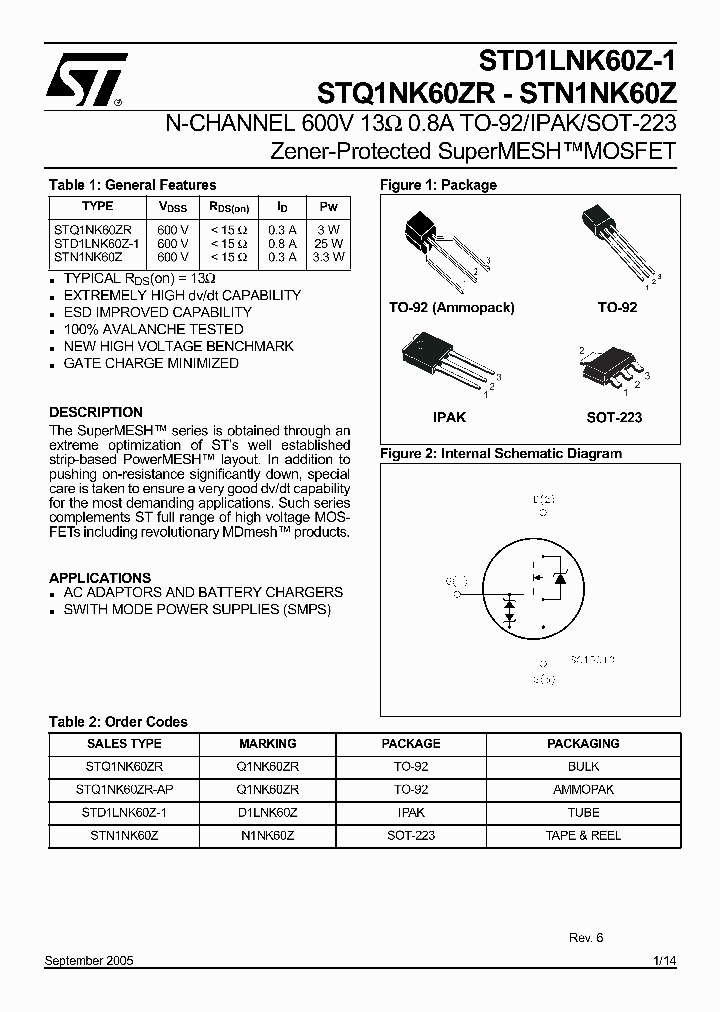 STQ1NK60ZR-AP_590753.PDF Datasheet