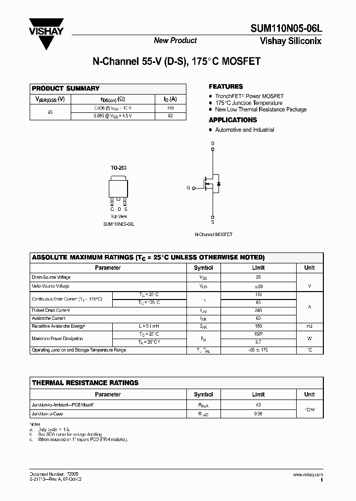 SUM110N05-06L_782226.PDF Datasheet