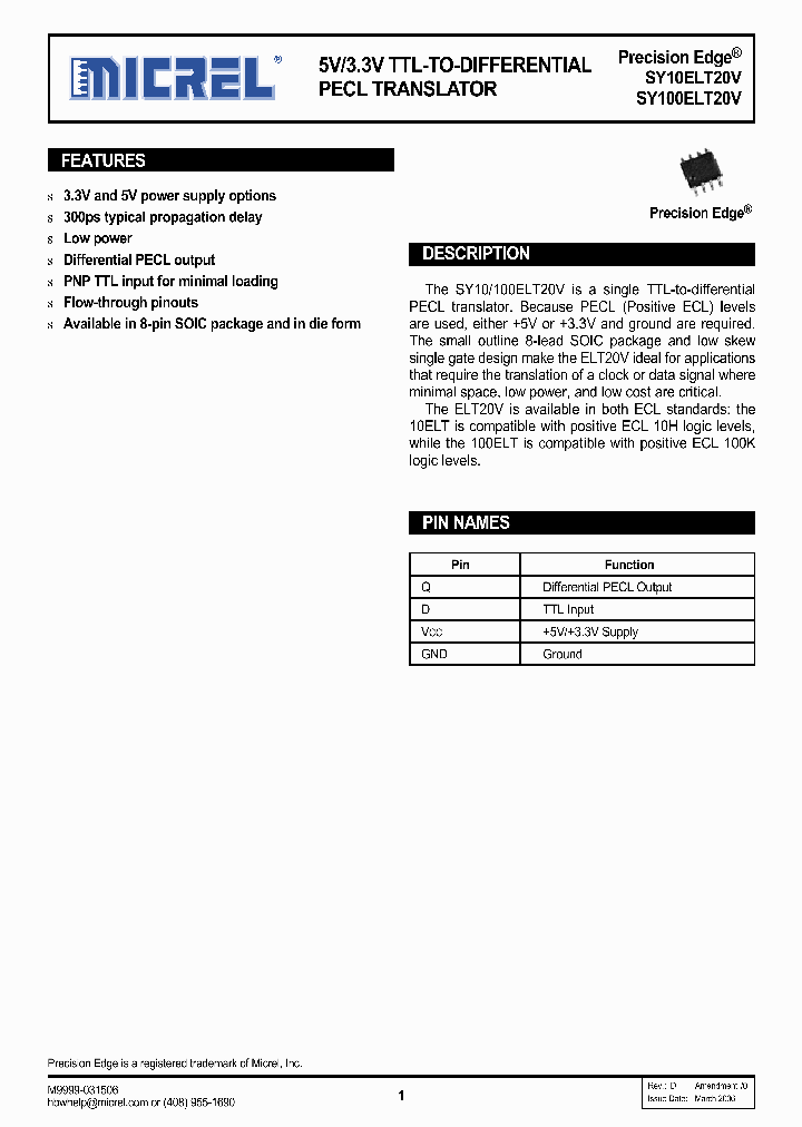 SY10ELT20VZG_760222.PDF Datasheet