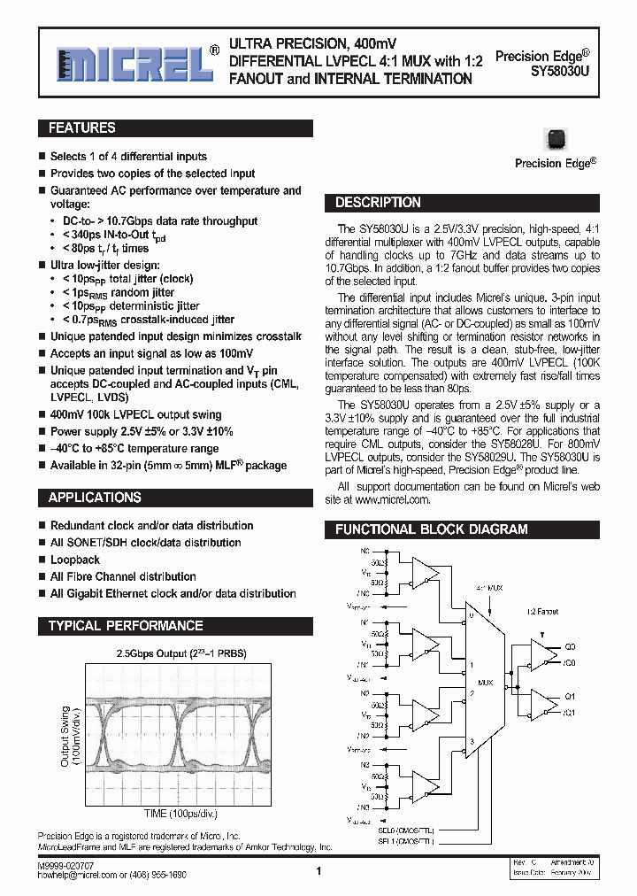 SY58030UMITR_757585.PDF Datasheet
