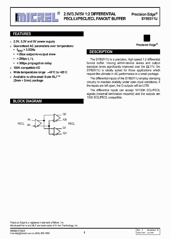 SY89311UMI_233763.PDF Datasheet