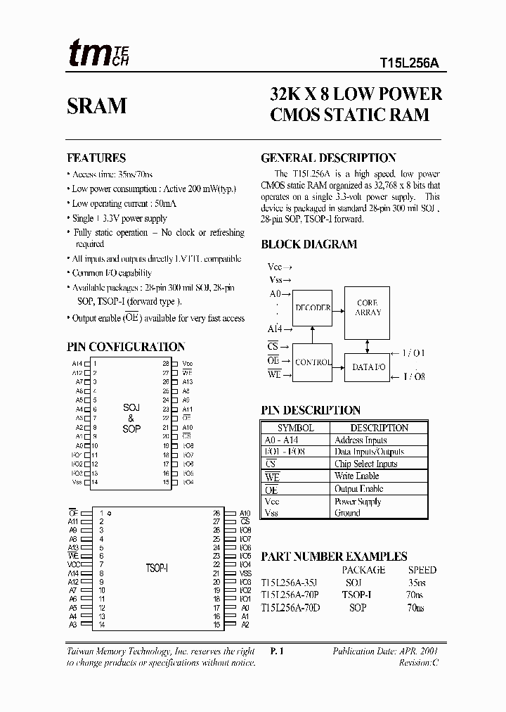 T15L256A-35J_741069.PDF Datasheet