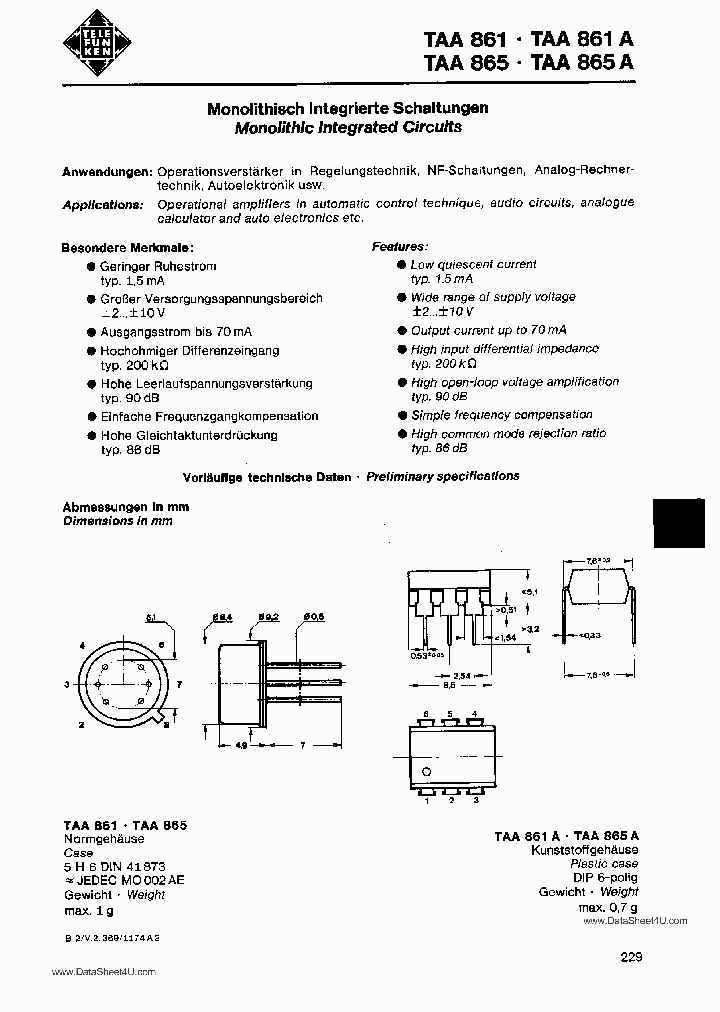 TAA861A_609773.PDF Datasheet