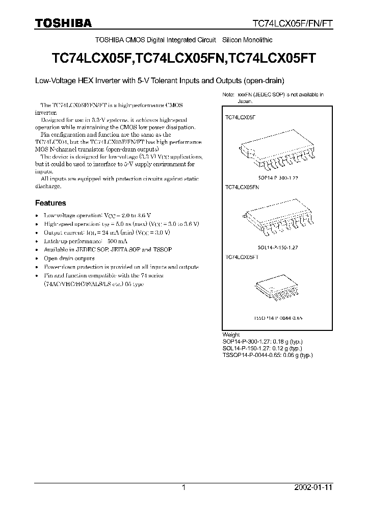 TC74LCX05FT_785411.PDF Datasheet