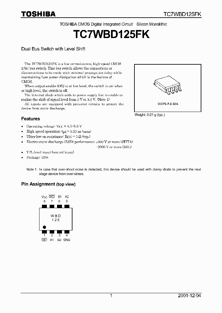 TC7WBD125FK_600654.PDF Datasheet