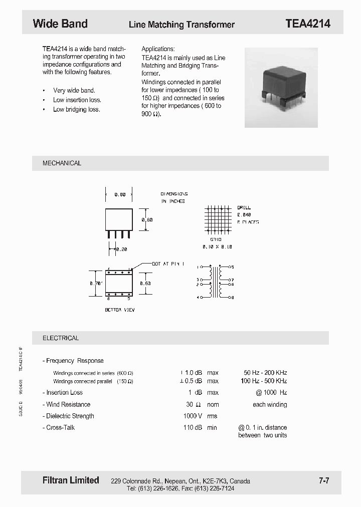 TEA4214_725748.PDF Datasheet