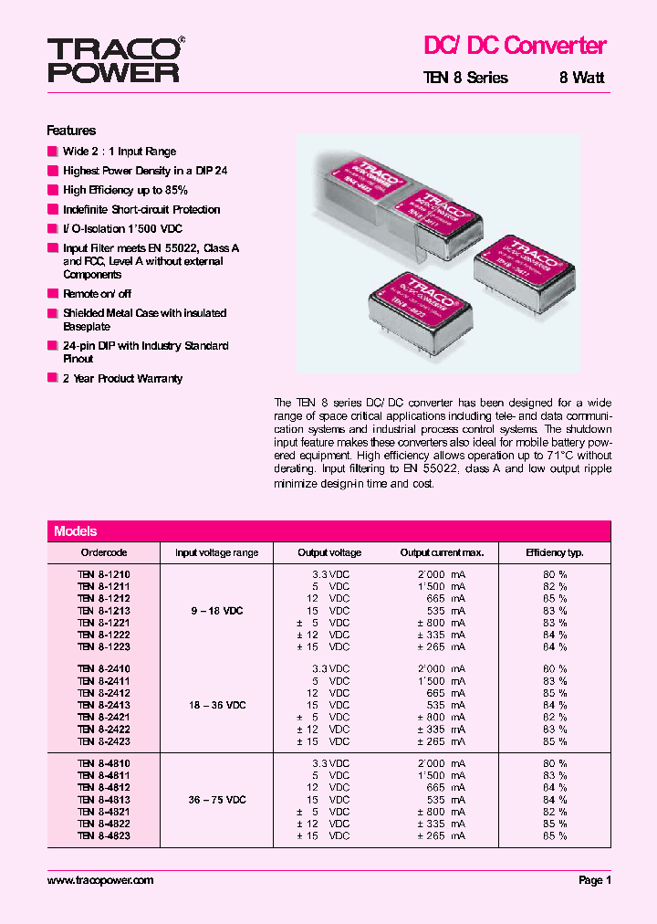 TEN8-2411_596036.PDF Datasheet