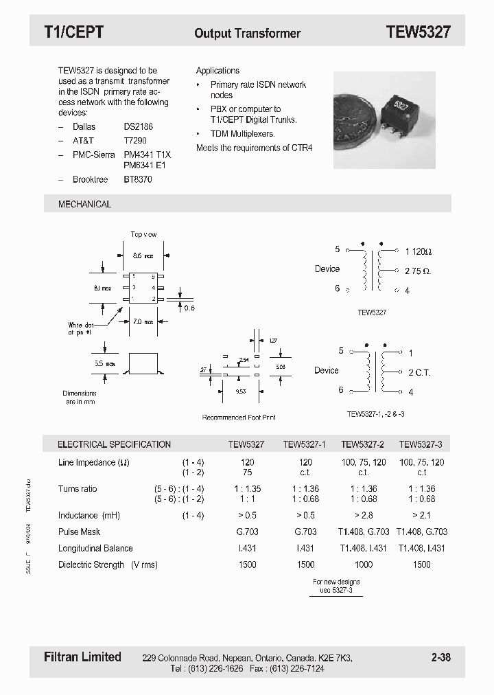 TEW5327-1_725970.PDF Datasheet