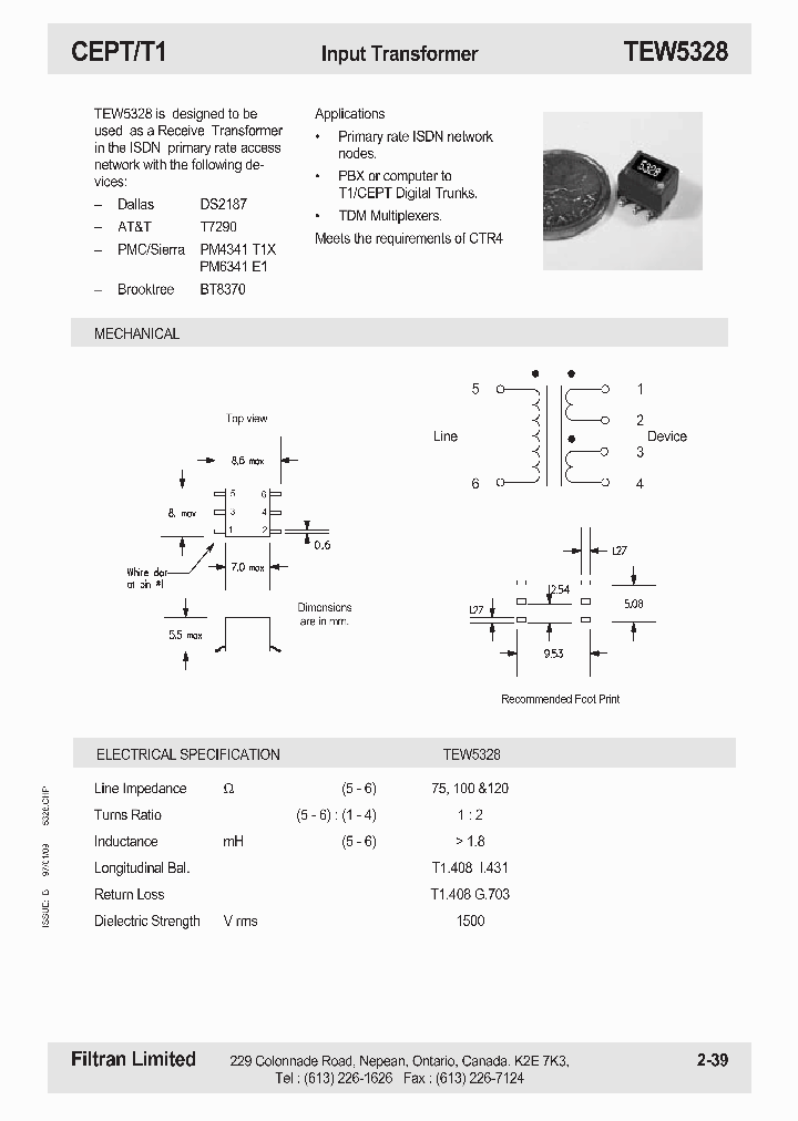 TEW5328_725973.PDF Datasheet
