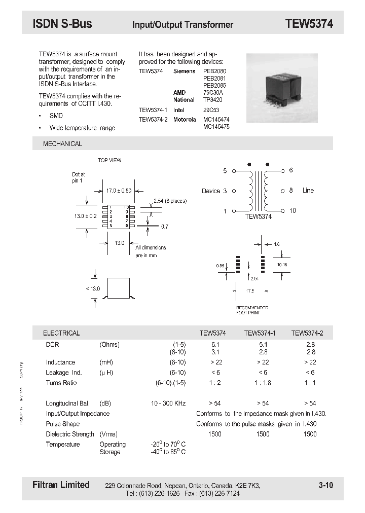 TEW5374-2_726455.PDF Datasheet