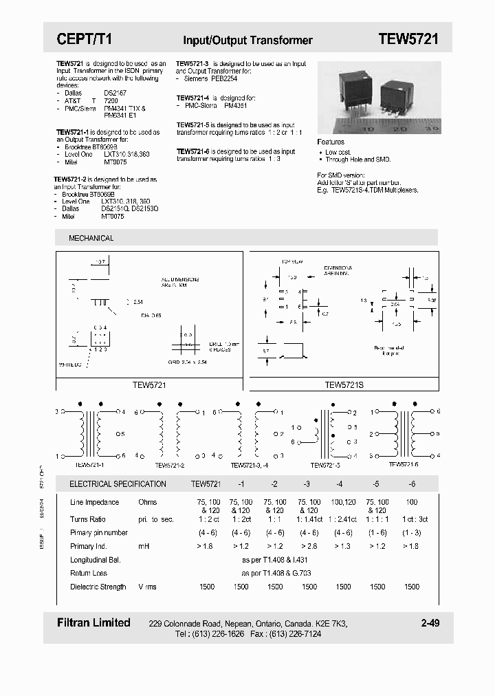 TEW5721-6_726619.PDF Datasheet
