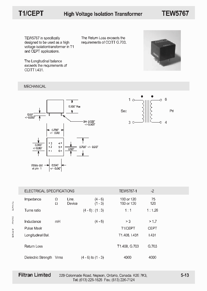 TEW5767-1_726641.PDF Datasheet