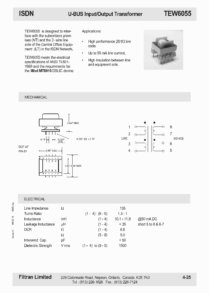 TEW6055_726714.PDF Datasheet