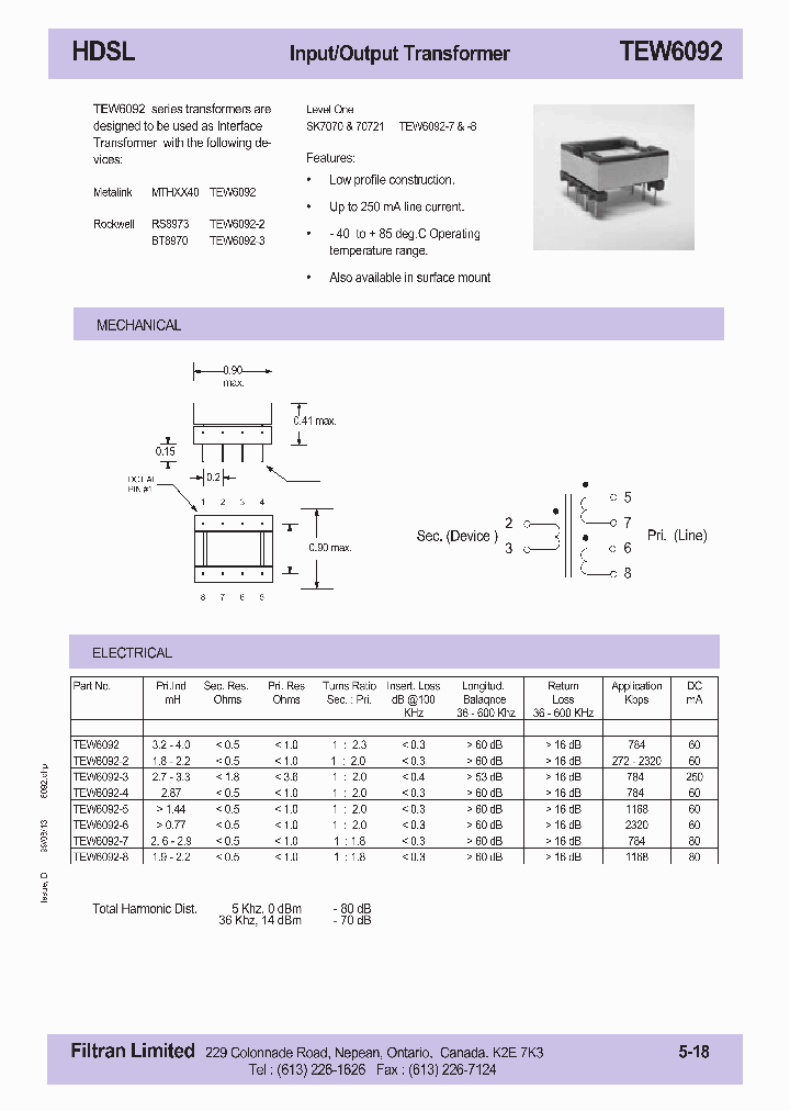 TEW6092-4_727367.PDF Datasheet