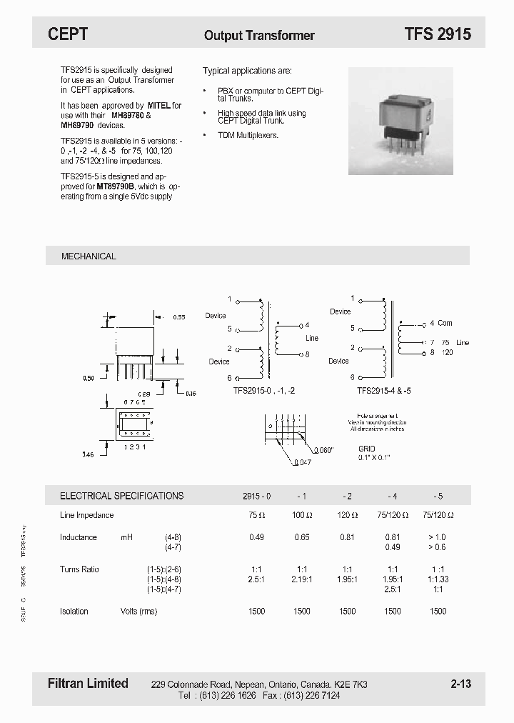 TFS2915_726018.PDF Datasheet