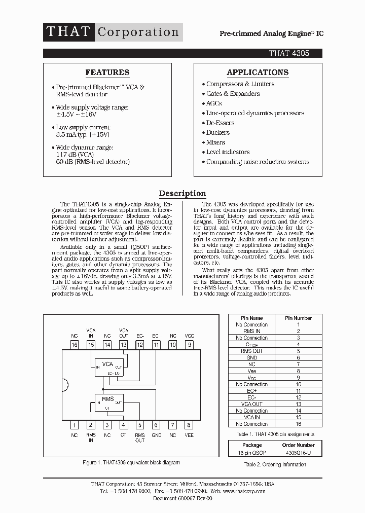 THAT4305_571577.PDF Datasheet