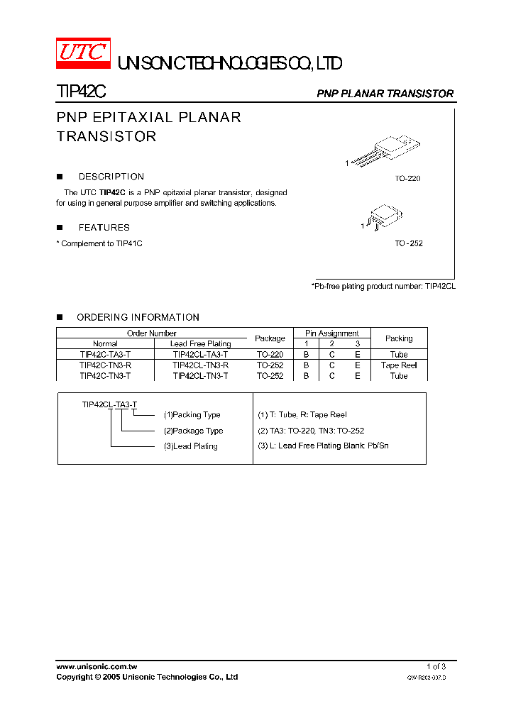 TIP42C-TA3-T_749246.PDF Datasheet