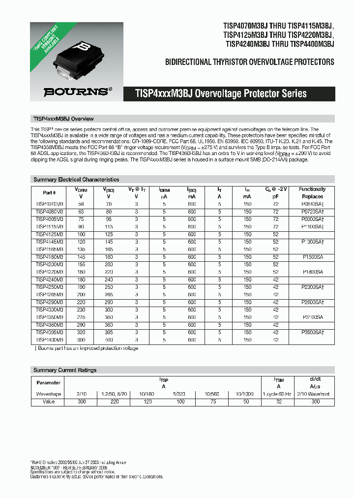 TISP4070M3BJ-S_694124.PDF Datasheet